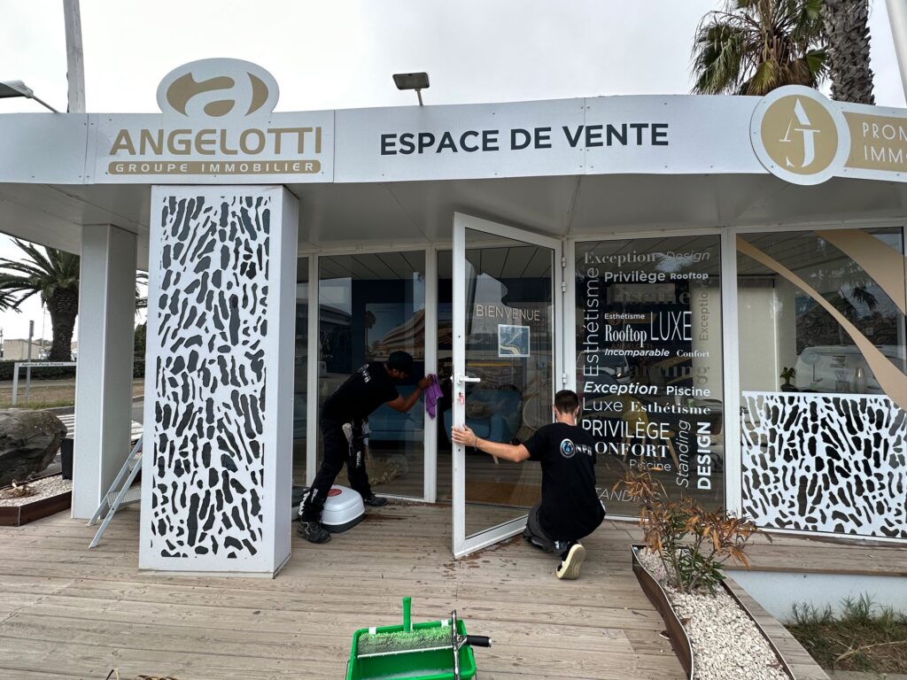 Entreprise Angelotti Béziers entretien vitres